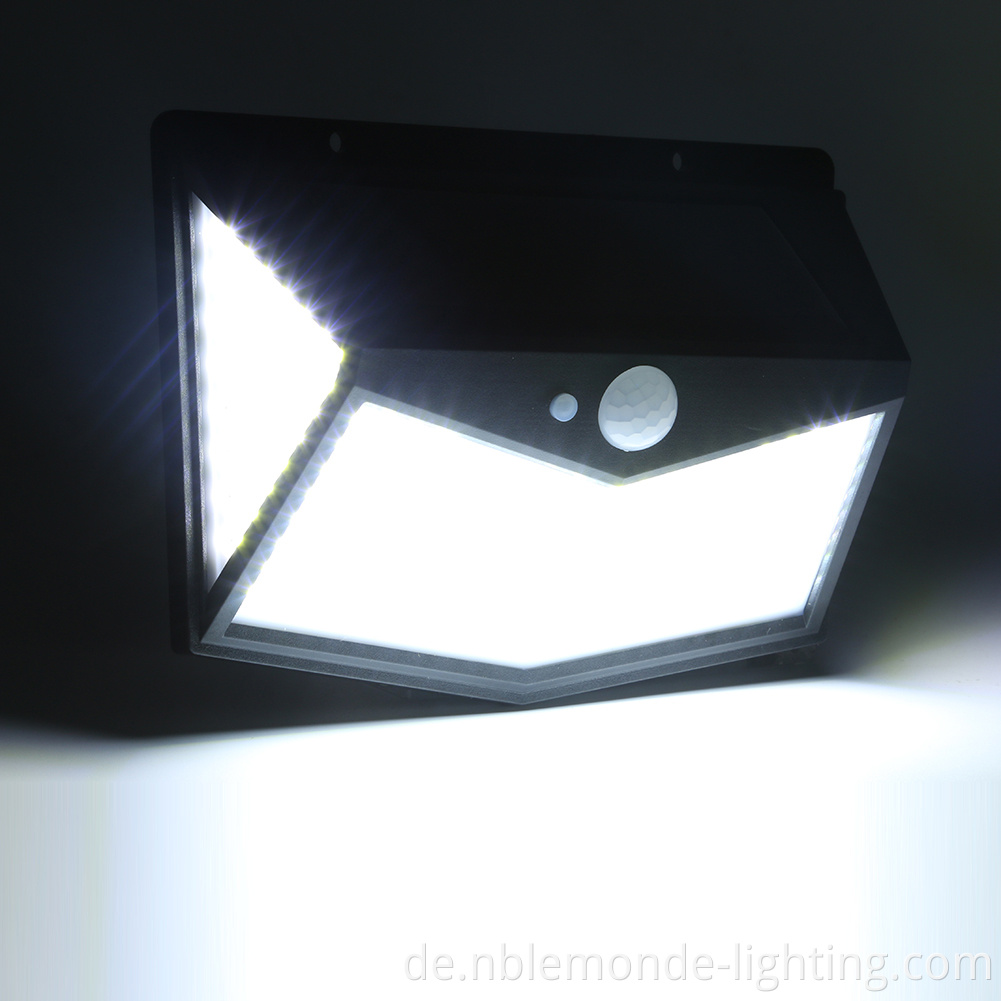 outdoor solar pir wall lights